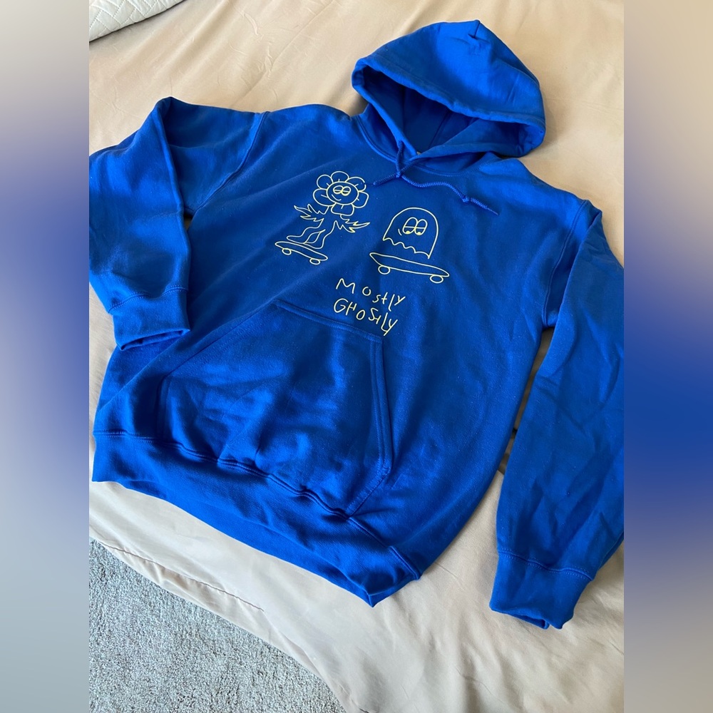 BNWT Lonely Ghost blue mostly ghostly hoodie!!
